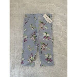 NWT Janie and Jack girls floral pants size 3